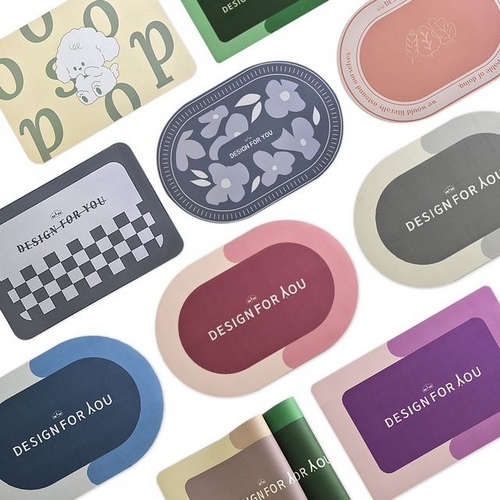 디유 빨아쓰는 욕실 주방 규조토 발매트