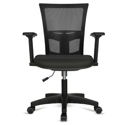 네오 고급형 베이직 조절팔 블랙바디 의자 N61