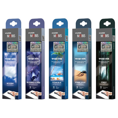 현대모비스 에어컨필터 방향제 (10개)_이미지