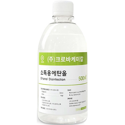 크로바케미칼 소독용 에탄올 83% 500ml (1개)_이미지