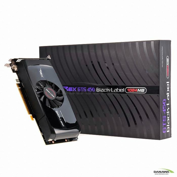 Rextech 블랙라벨 지포스 GTS450 D5 1GB_이미지