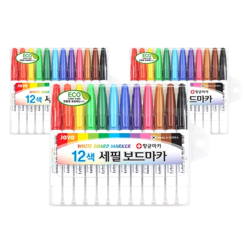 세필 보드마카 세트 12색 3세트