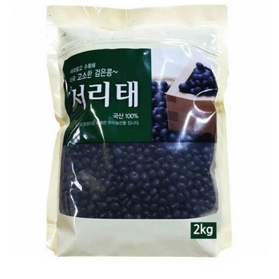 월드그린 고소한 검은콩 서리태 (2kg,3개)