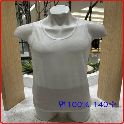 트라이엄프 면100%나시 140수 남 런닝 TDMRNR13WH_이미지