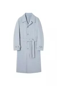 인사일런스 국내판 환절기 코트 CORDURA 발마칸 트렌치 GREY BLUE 132173 M