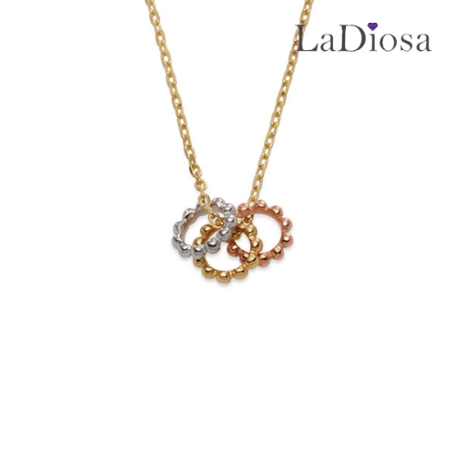 라디오사 18K 라디오사 목걸이 G18B-587NM