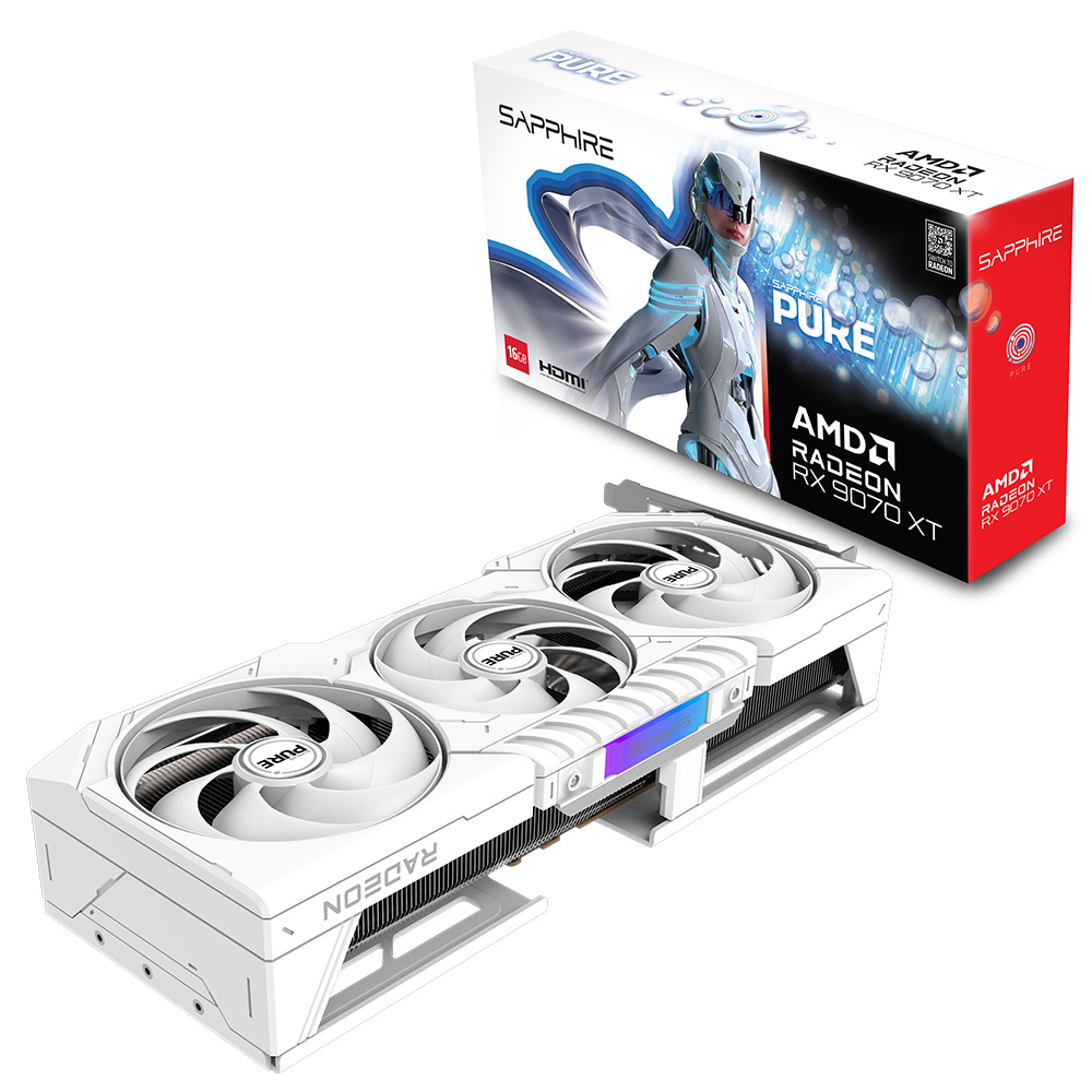 SAPPHIRE 라데온 RX 9070 XT PURE OC D6 16GB이미지입니다. 누르면 해당 게시물로 새창이동합니다.