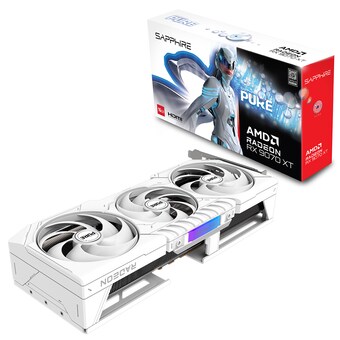 SAPPHIRE 라데온 <b>RX</b> 9070 XT PURE OC D6 <b>16GB</b>