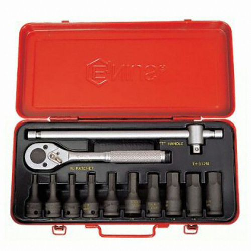 지니어스 6각 비트 소켓 세트 TH-312M (12pcs)_이미지