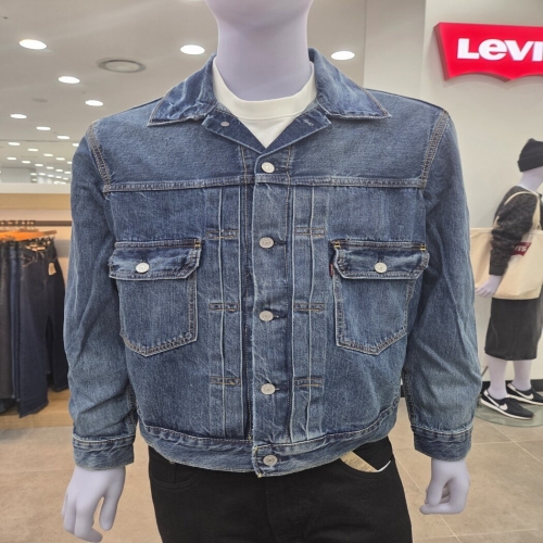 남성 타입 II 셀비지 트러커 자켓 A7632-0013