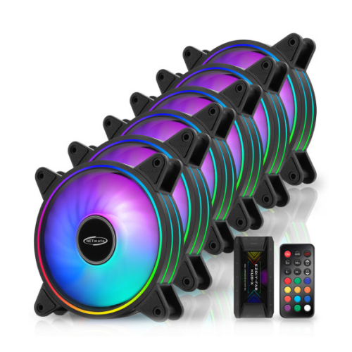 NETmate Moonlight ARGB (컨트롤러/6팩, 블랙)_이미지