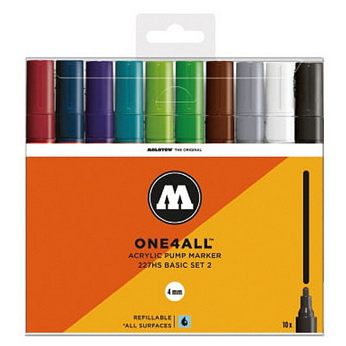 모로토우 원포올 227HS 아크릴 마커 베이직 세트2