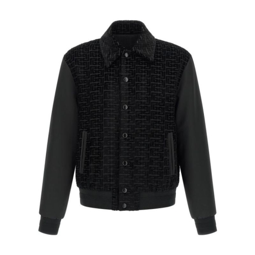 발망 Velvet bomber jacket GH1TFA73MI21EAP_이미지