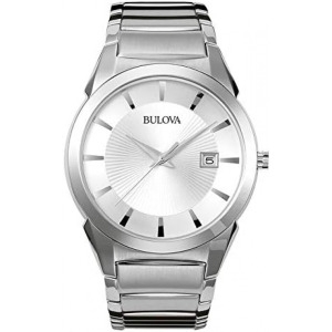 부로바 Men s Stainless Steel Model 96B015