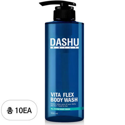 다슈 데일리 비타 플렉스 올인원 바디워시 500ml (10개)_이미지