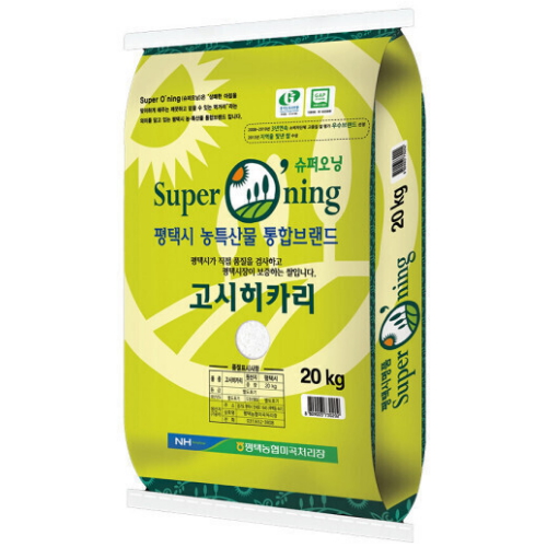 평택안중농협 2025 햅쌀 슈퍼오닝 고시히카리 특등급 10kg (1개)_이미지