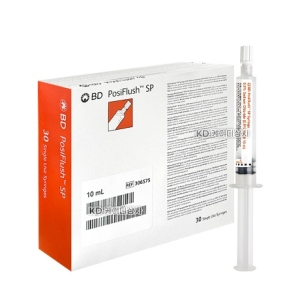 벡톤디킨슨 PosiFlush SP 포시플러쉬 10ml 30개입 식염수주사기 관류용 배액관세척_이미지