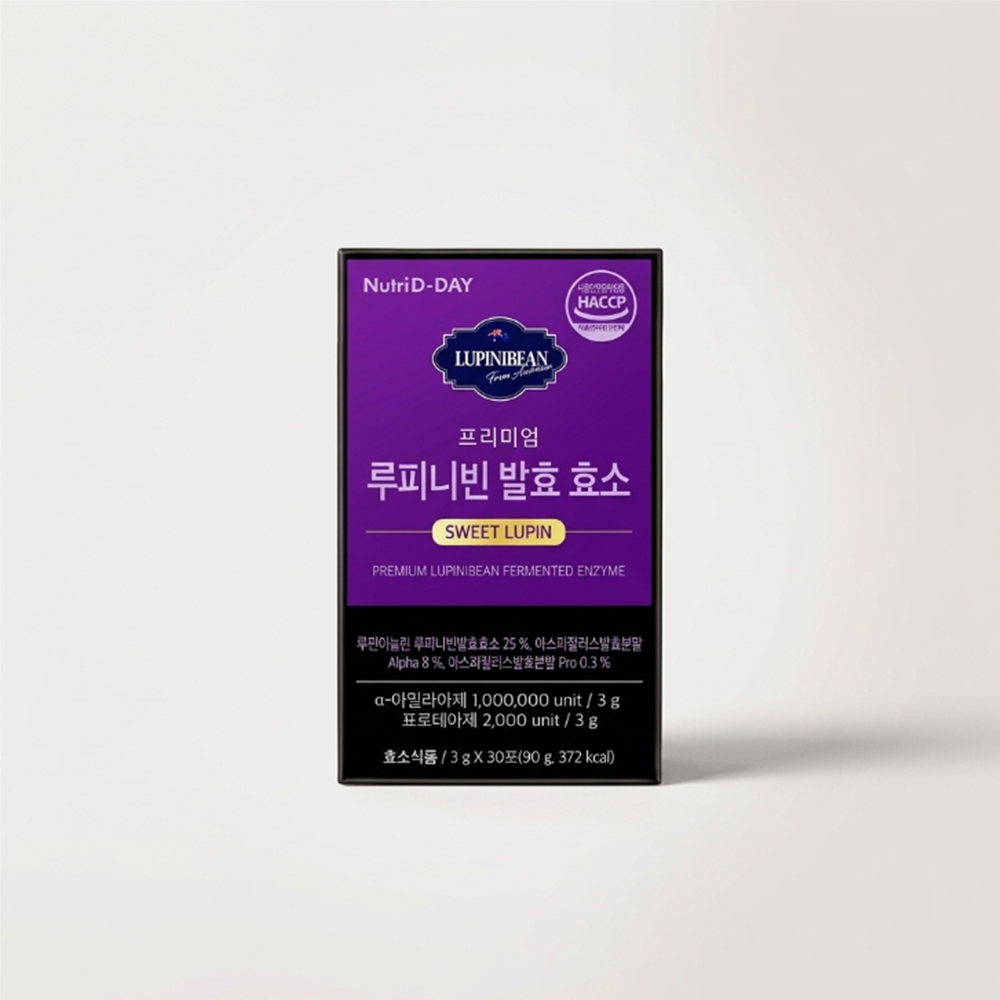 뉴트리디데이 프리미엄 루피니빈 발효 효소 30포 (1개)_이미지