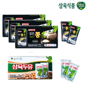 삼육두유 검은콩과 칼슘 두유 파우치 190ml 60개 + 삼육두유 190ml 20개 (1세트)_이미지