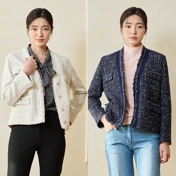 BCBG 몬드 트위드 자켓 B3S2J181_이미지