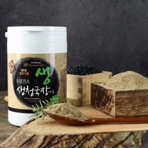 청보마을 생청국장가루 쥐눈이콩350g 국산100동결건조_이미지