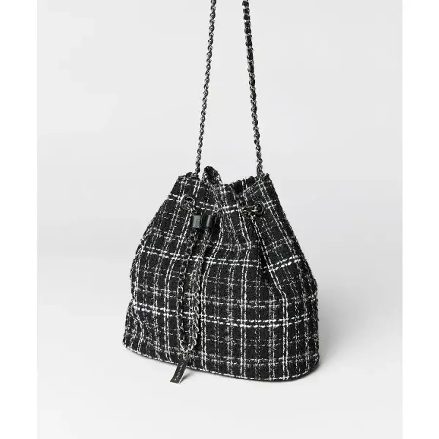 마르헨제이 칸 트위드 체인 버킷 크로스백 977700_이미지