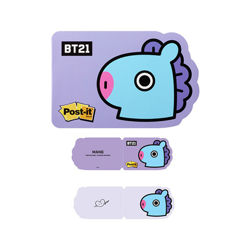 3M 모양 노트 SSN 654-BT21 망_이미지