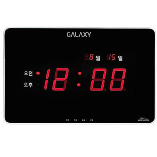 [불명] ZZZ111615LED 디지털 벽시계 가로/CDA7111