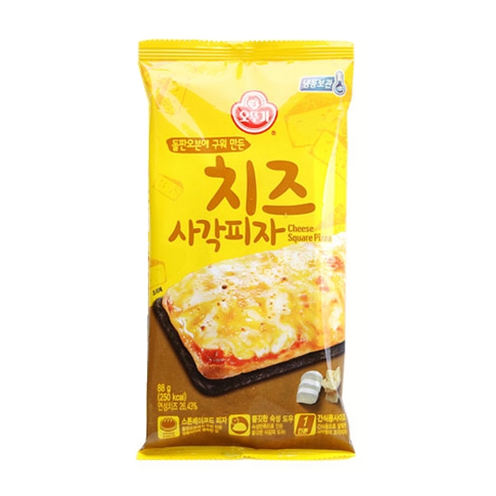오뚜기 치즈 사각피자 88g (3개)