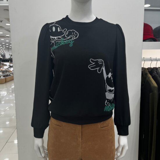  디즈니골프 시스루 라운드 티셔츠 DP1LTRR19