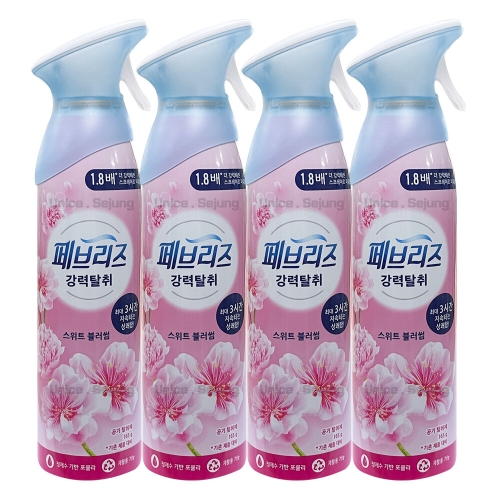 페브리즈 강력탈취 에어 스위트 블러썸 165g (4개)_이미지