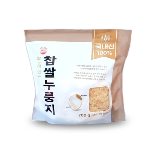 쌀눈이 있는 찹쌀누룽지 700g