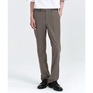 무신사 무신사 스탠다드 세미 와이드 히든 밴딩 슬랙스 MIPS0003 (UI, 더스티 베이지)