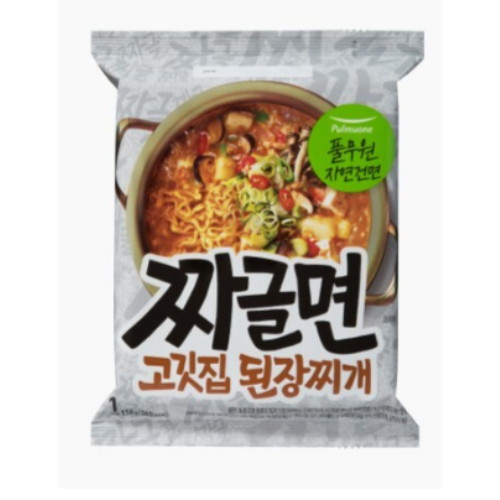 풀무원 짜글면 고깃집 된장찌개 116g (8개)