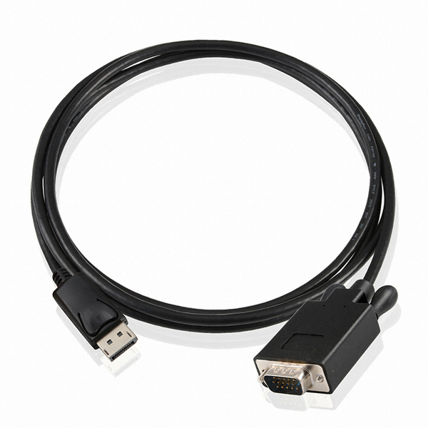 DP to VGA 변환 케이블