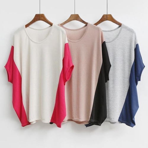 강물처럼 빅사이즈오버핏티 E028L508 애프터눈가오리반팔티 IL 40946598A