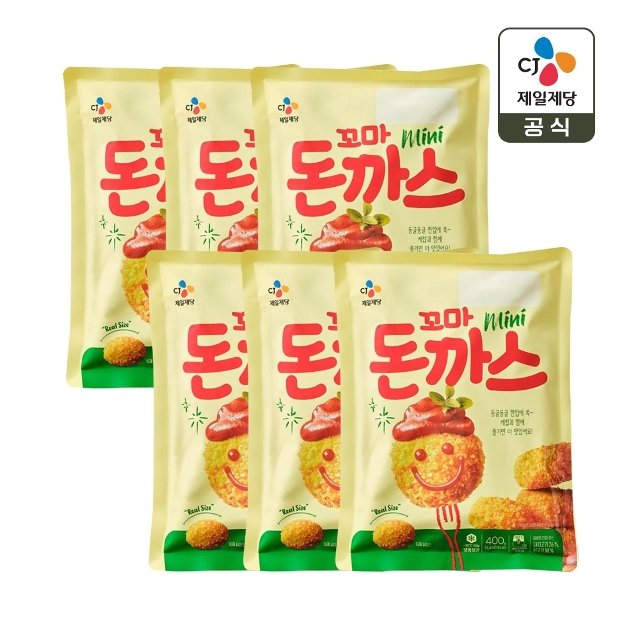 CJ제일제당 꼬마돈까스 400g (6개)_이미지