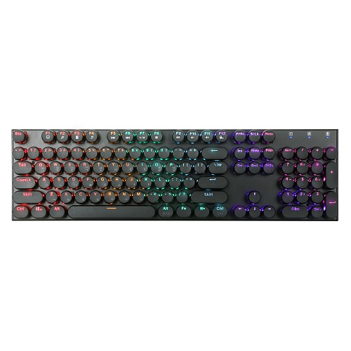 앱코 HACKER K840 조약돌 레트로 축교환 기계식 블랙 (청축)_이미지