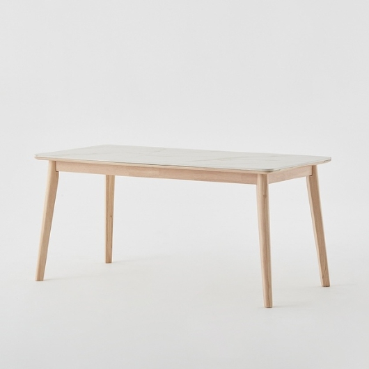 한샘 도노 내추럴 세라믹 식탁 1600 (컴피의자4개)_이미지