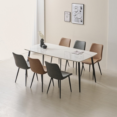 라로퍼니처 브룩스 24T 유광 저소음 포세린 세라믹 식탁 1800