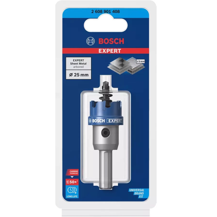 보쉬 EXPERT TCT 초경 홀쏘 25mm