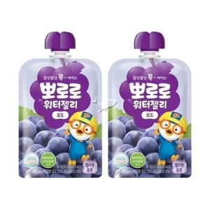 팔도 뽀로로 워터젤리 포도 120ml (15개)_이미지