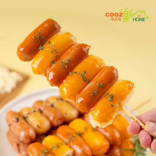 쿠즈락앳홈 소스담은 구워 치즈소떡 매운맛 135g (1개)_이미지