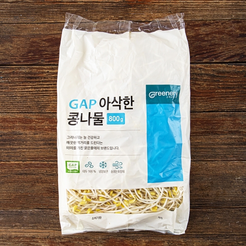 맑은물에 그리너리 GAP 인증 아삭한 콩나물 800g 1개_이미지