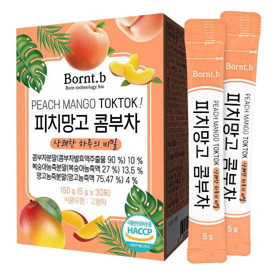 클린케어 본트비 피치망고 콤부차 30T (3개)