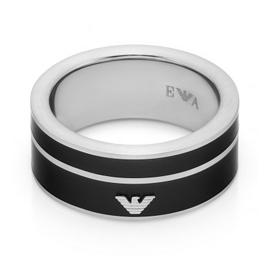 엠포리오 아르마니 로고 스테인리스스틸 반지 EGS2032040_이미지