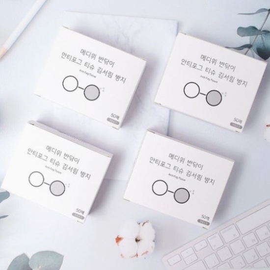 자우버 메디위 반닦이 안티포그티슈 50매 (4개)