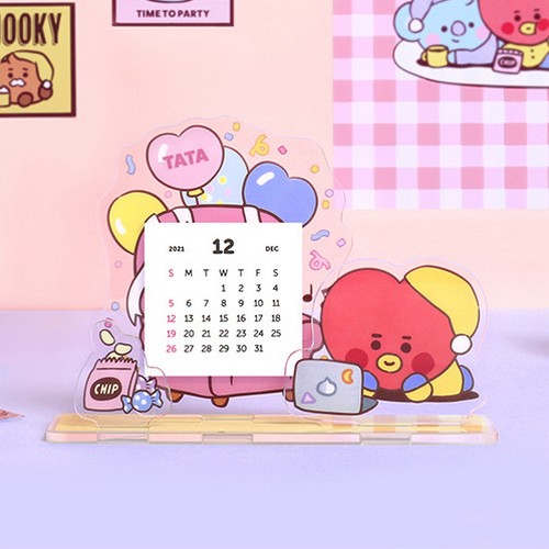 모노폴리 BT21 아크릴 스탠드 캘린더 파티