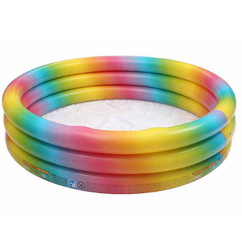 인텍스 원형 레인보우 풀장 160cm
