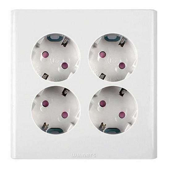 위너 매립 4구 콘센트